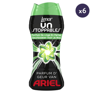6x15 Lavages Parfum d’Ariel, Parfum de Linge Lenor Unstoppables 210g