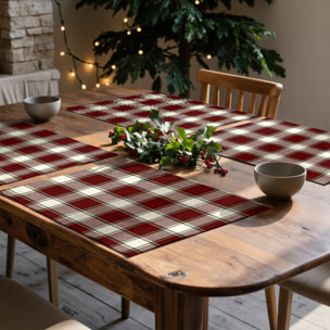 Lot de 2 sets de table anti-taches Christmas Wish 13 1225