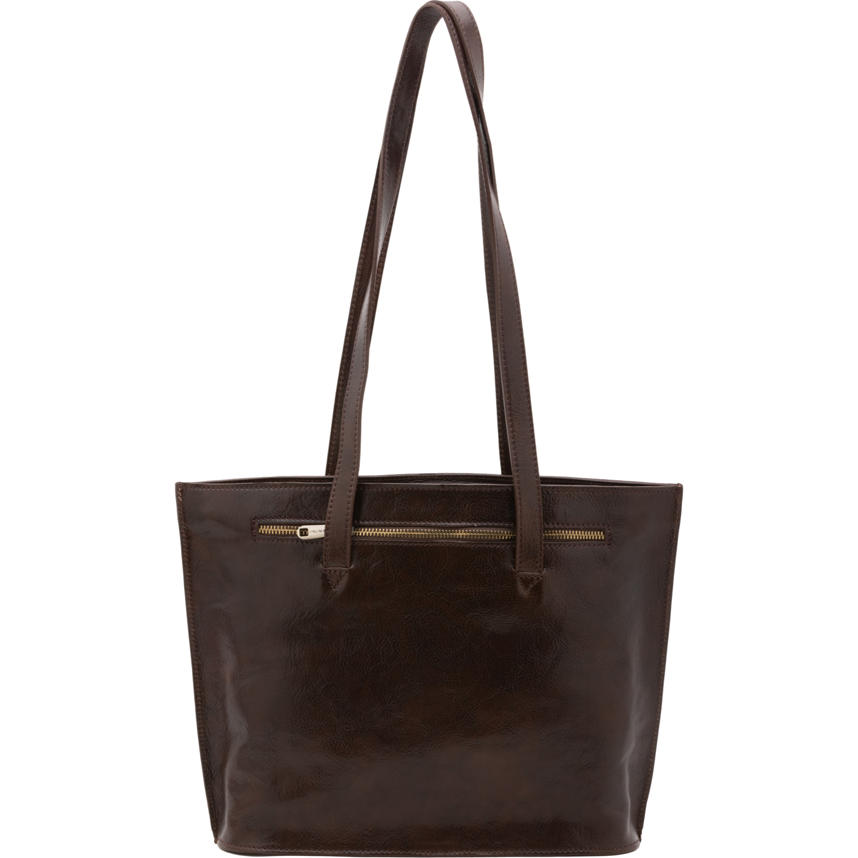 Borsa a spalla  da donna In Vera pelle Made in Italy 27x38,5x10 cm