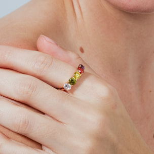 Anillo Mund acabado oro rosa 18k