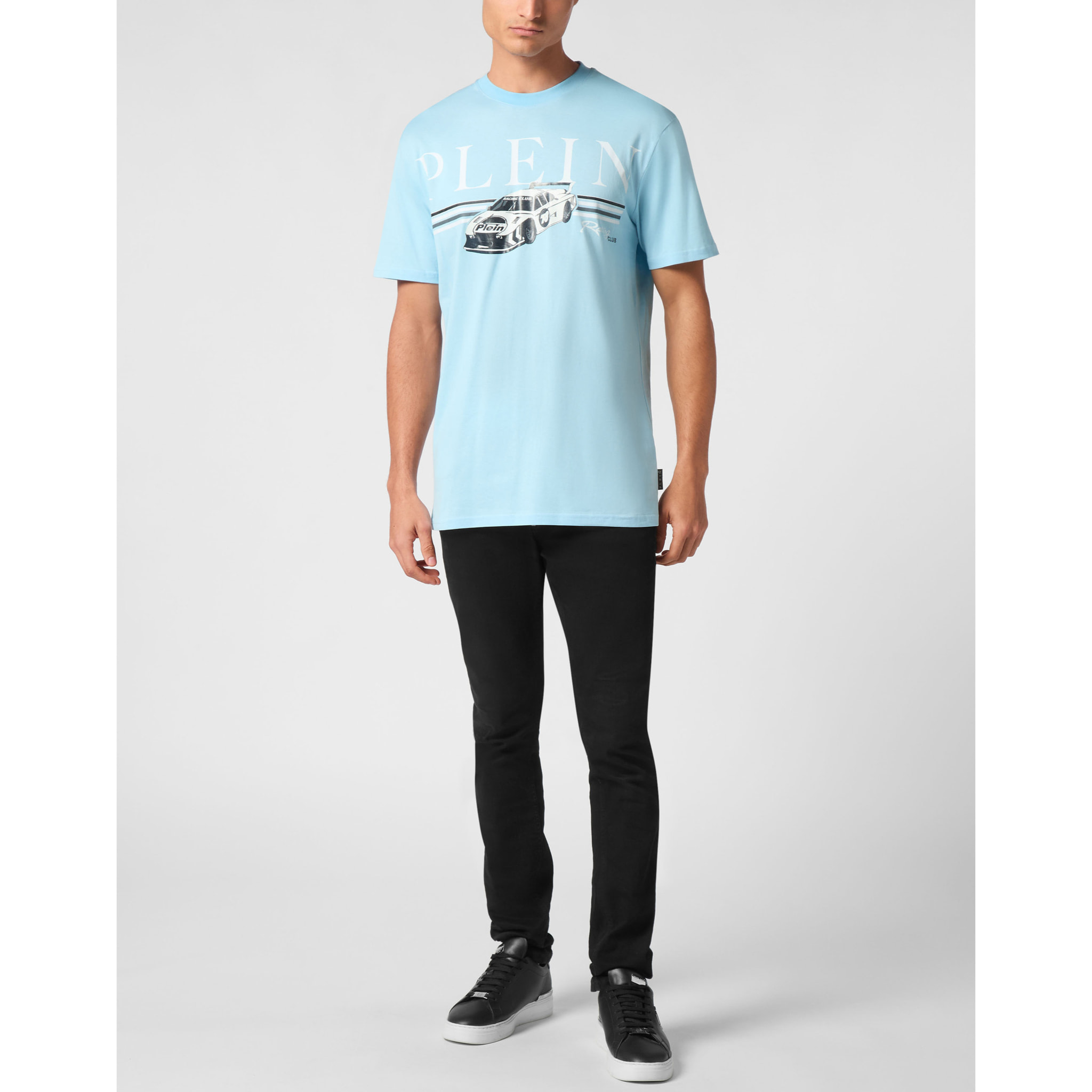 PHILIPP PLEIN T-Shirt Round Neck RACING