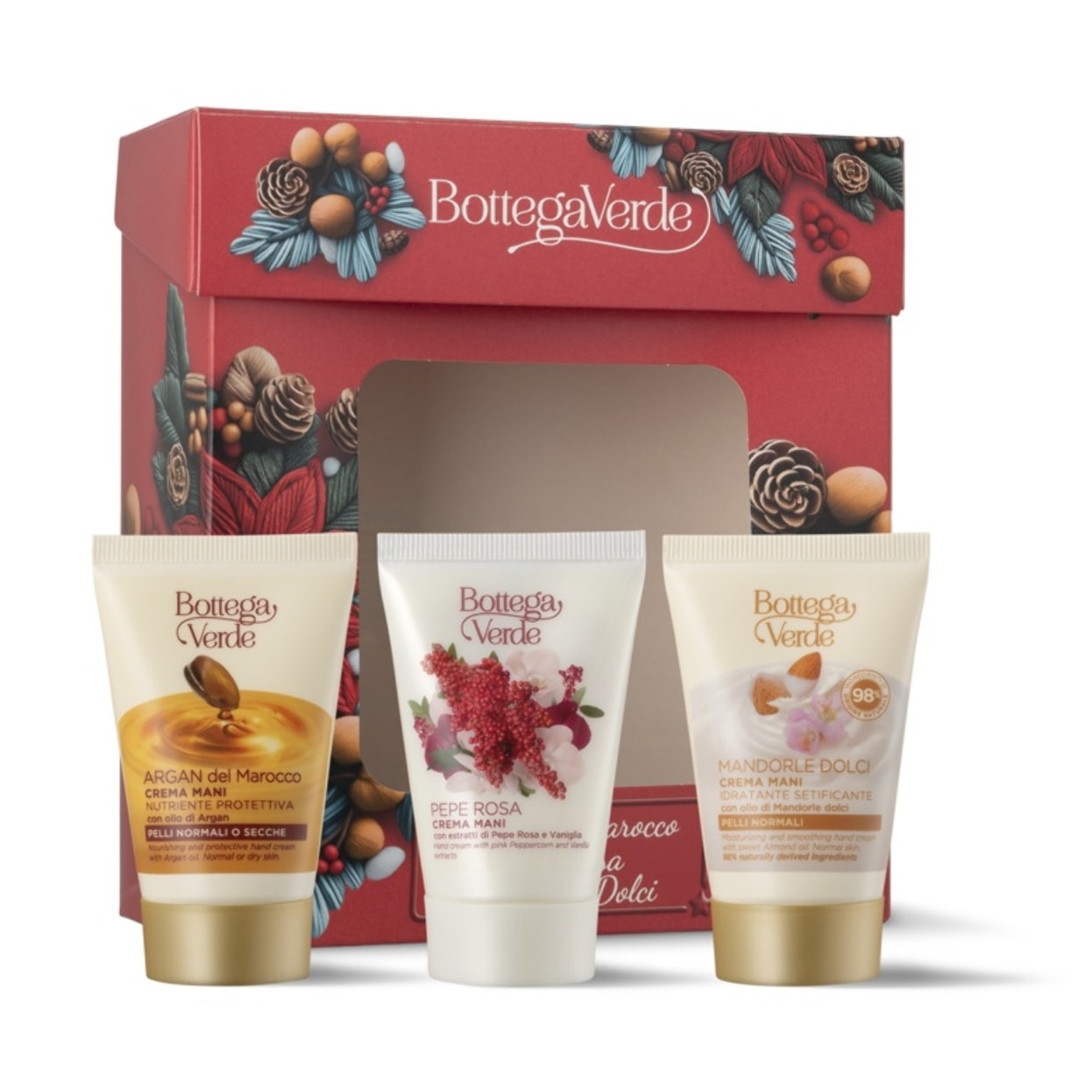 Kit mani tris Argan/Pepe/Mandorle