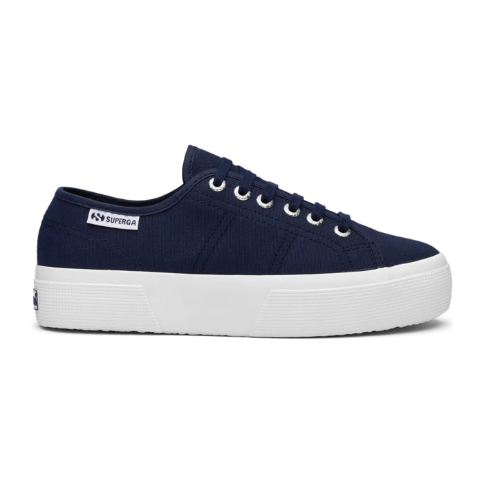 Scarpe da donna Superga Blu 3740 Platform Leggera