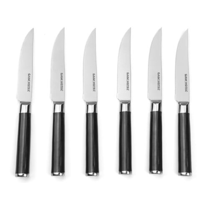 Set 6 couteaux à steak - "Steel"