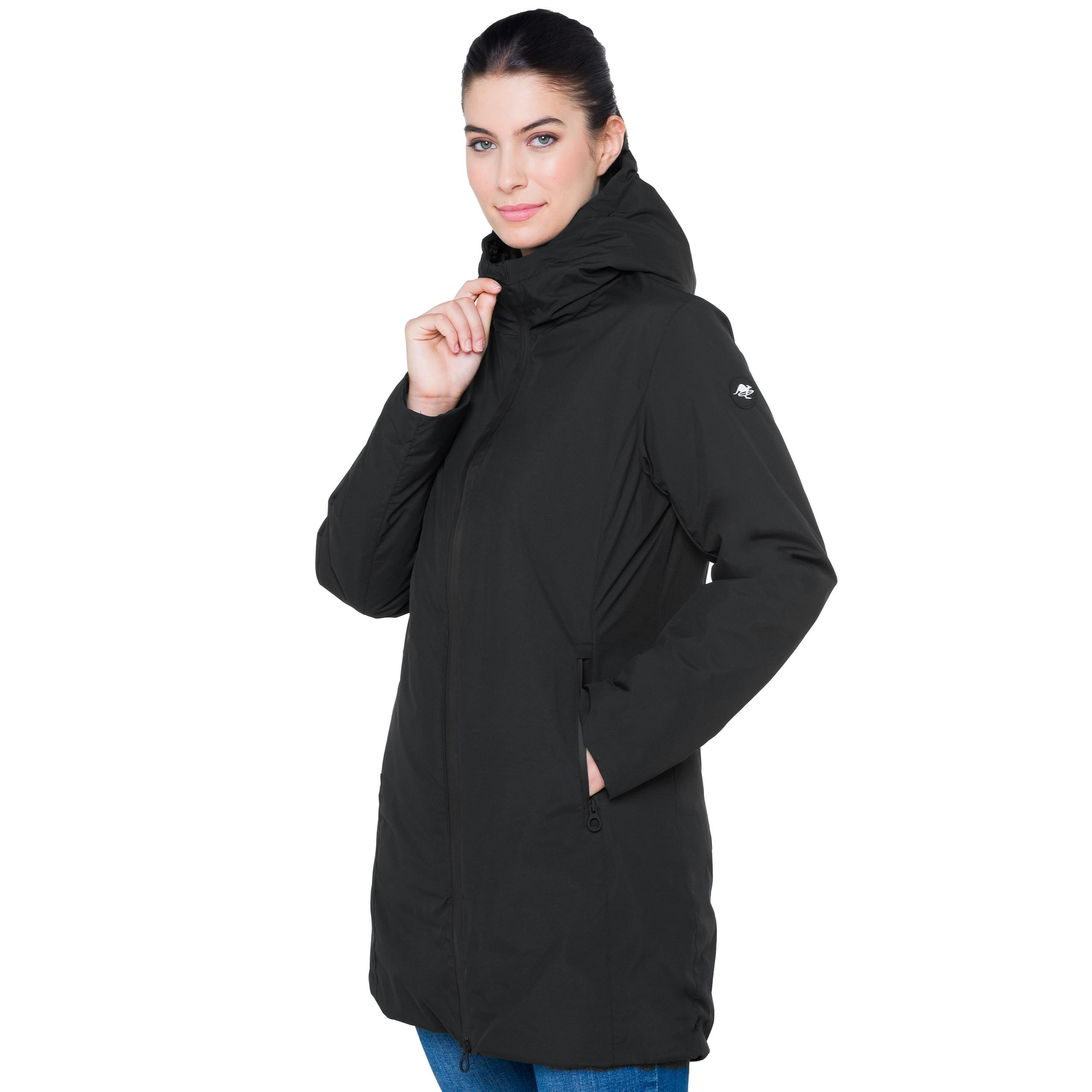 Parka Hot Buttered Anouk con capucha ajustable Negro