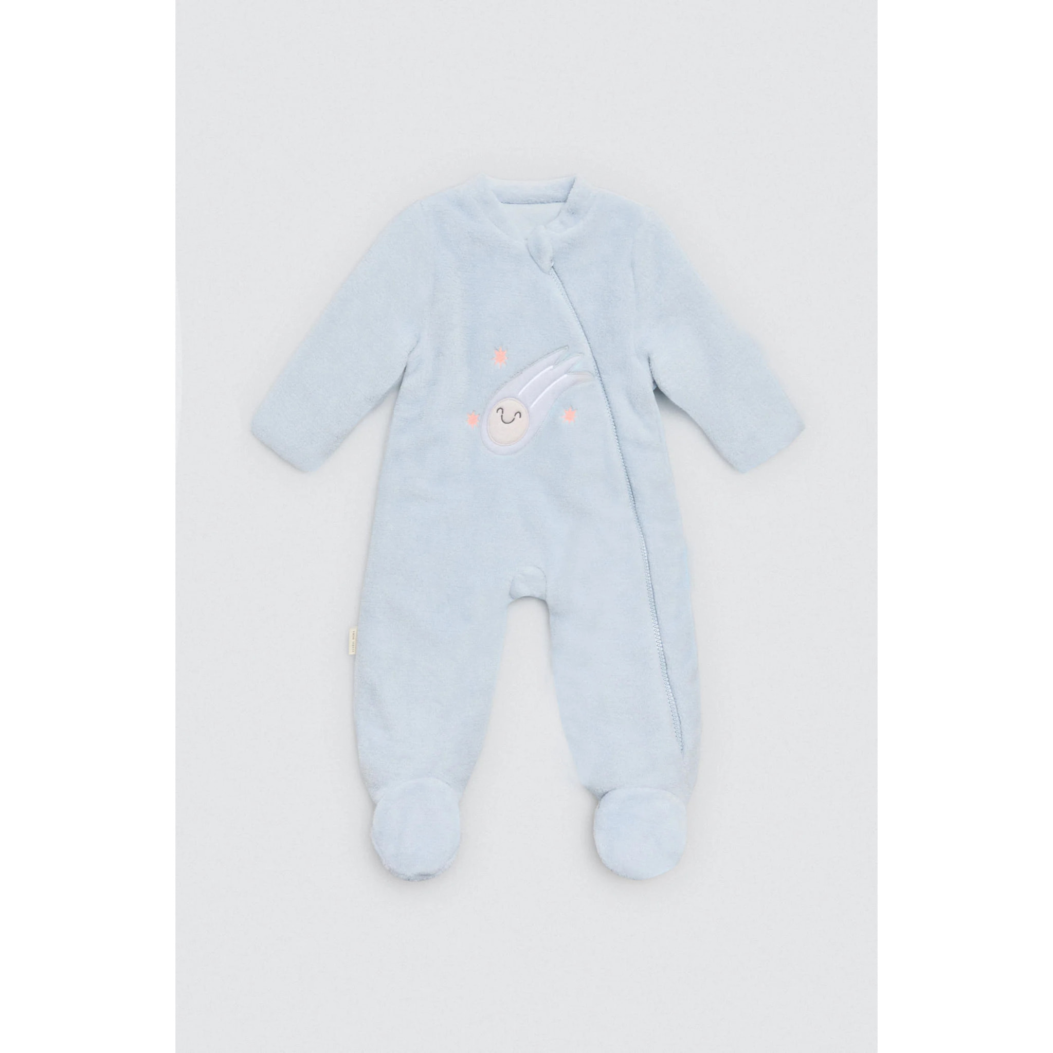 Felpa blu per neonato Baby Stars