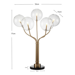 Lampe Future View 72cm dorée Kare Design