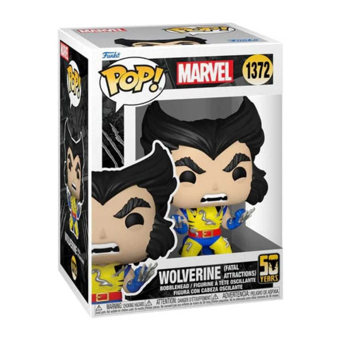 Marvel Pop! Figure Vinile Wolverine Attrazioni Fatali (50 Anni di Wolverine) 9cm