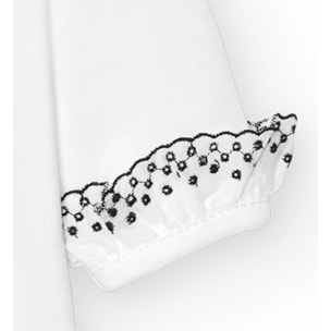 Body bebé manga larga cuello batista