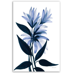 Affiche contemporain fleurs Affiche fleurs bleuets Affiche seule