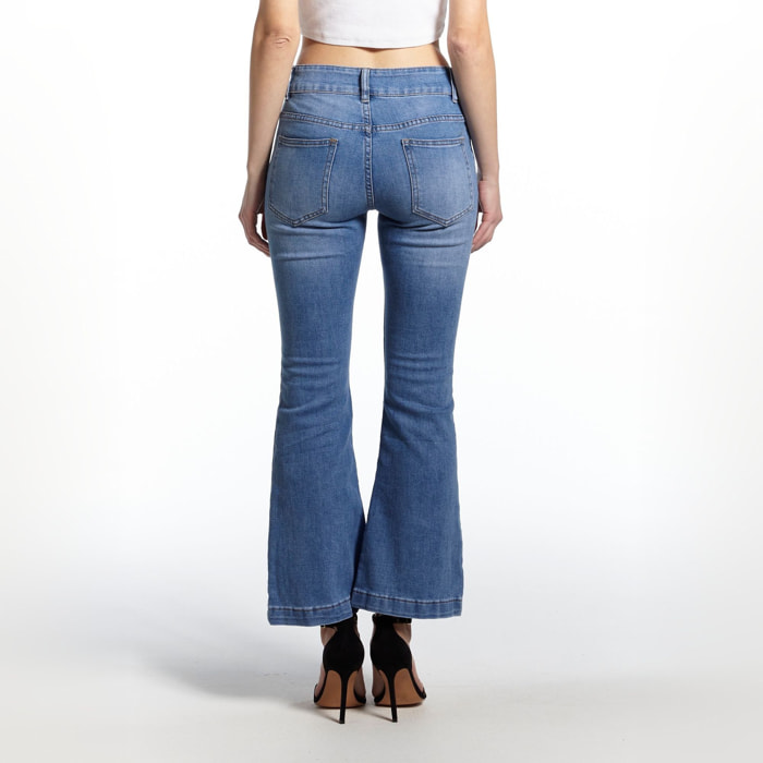 Jeans - cotone - blu denim