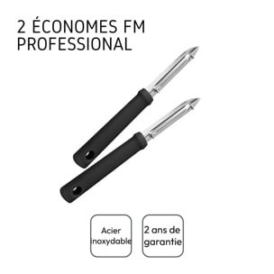 Lot de 2 économes 17,5 cm FM Professional