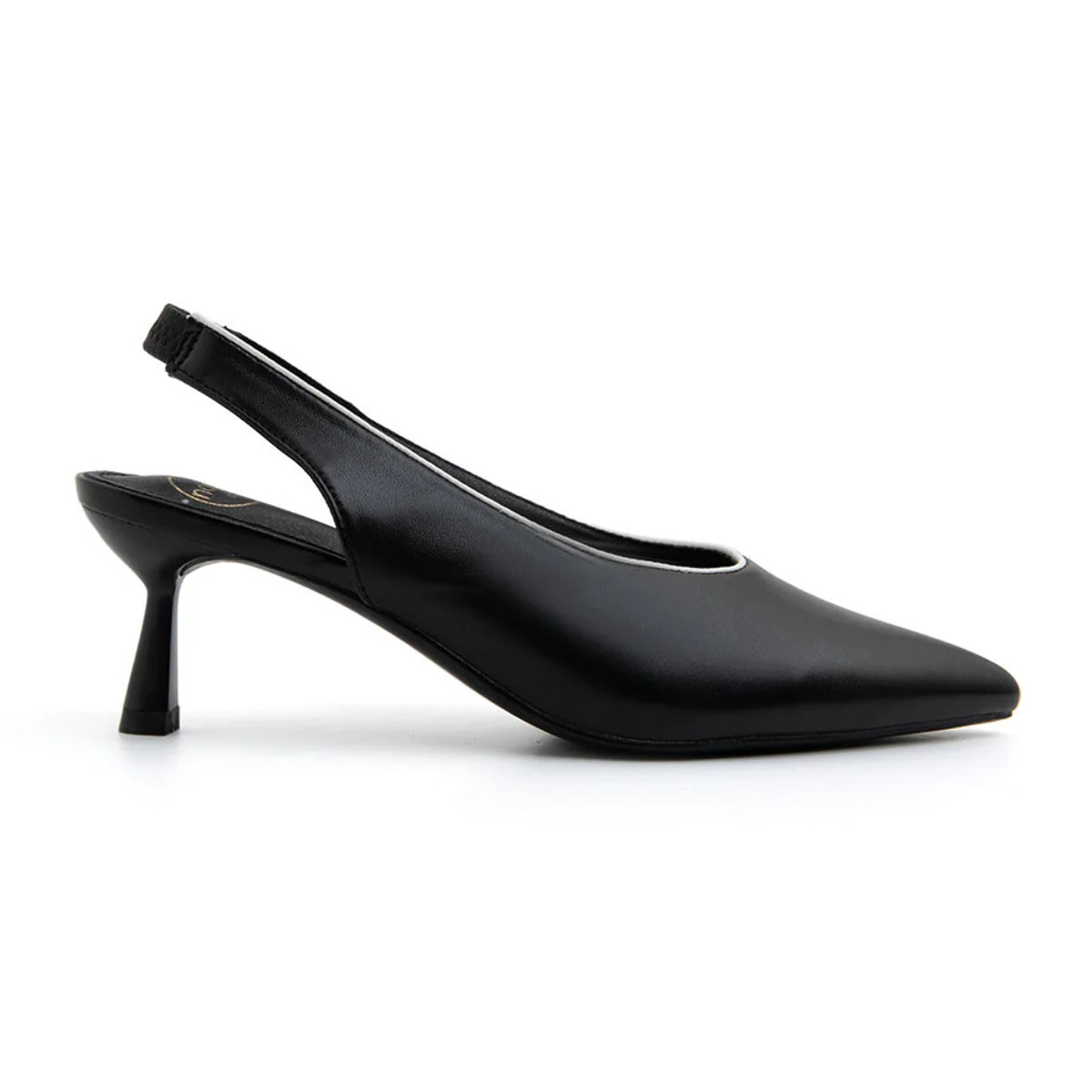 Slingback outline chic - NERO