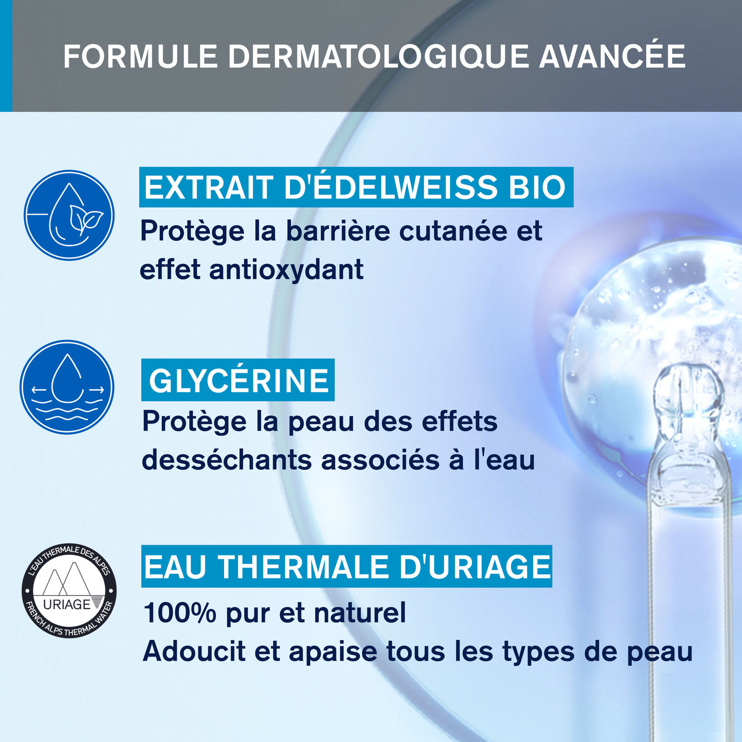 Mousse d'Eau Nettoyante - Peaux Normales à Mixtes 150 ml