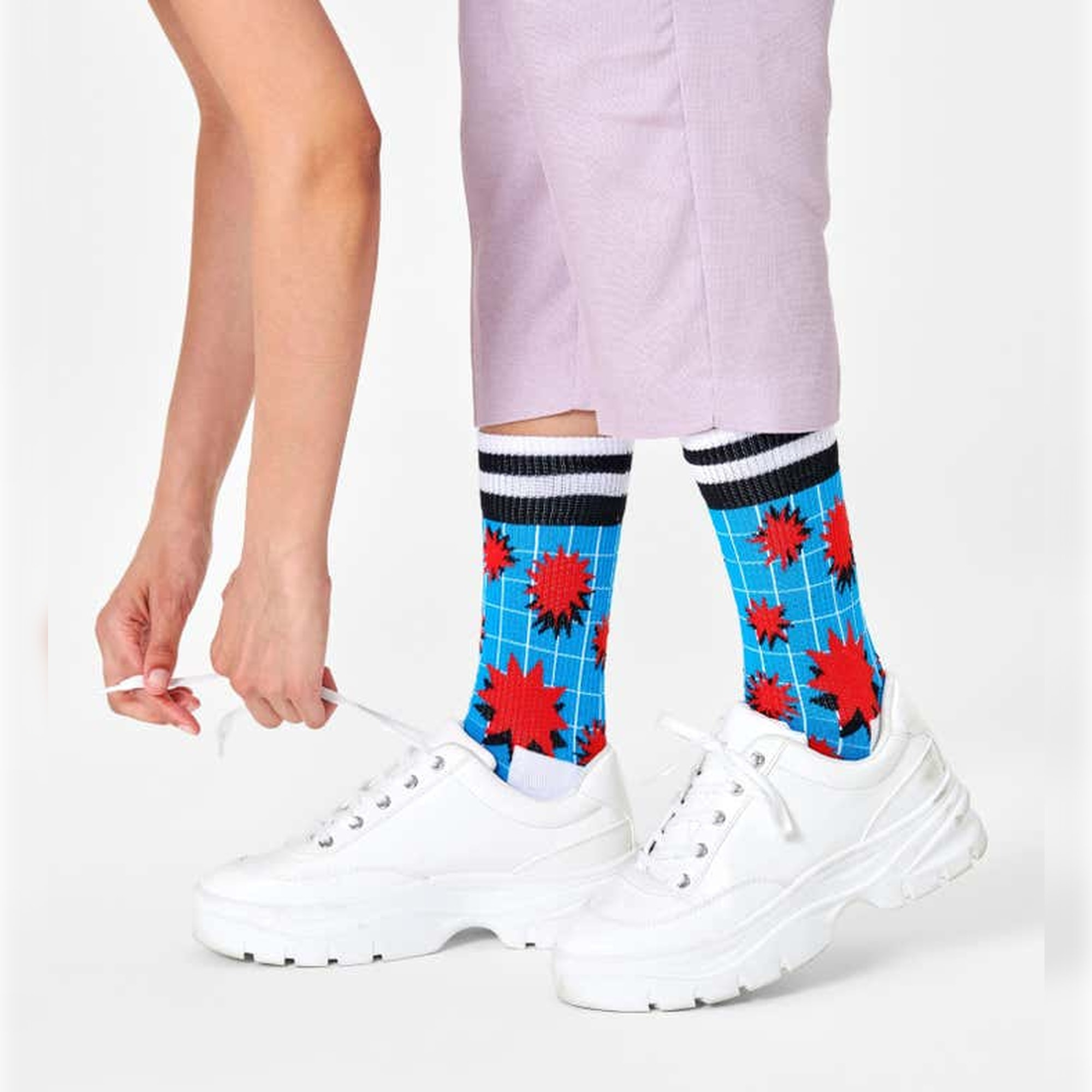 Calcetines explosion crew azul