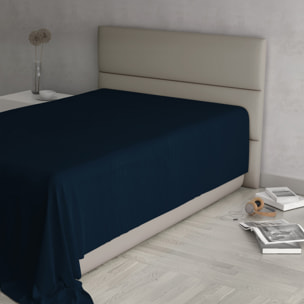 LENZUOLO SOPRA TINTA UNITA MAX COLOR, 100% COTONE - PIAZZA E MEZZA