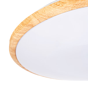Forlight PLAFÓN IP20 WILLY LED 15.2W BLANCO NEUTRO - 4000K ON-OFF IMITACIÓN MADERA