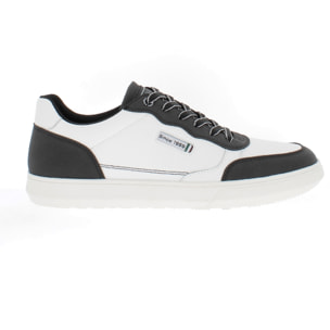 Armata di Mare Scarpe Uomo Court Sneakers Casual con Soletta Rimovibile in Memory Foam AMU W24M606 Black Off White
