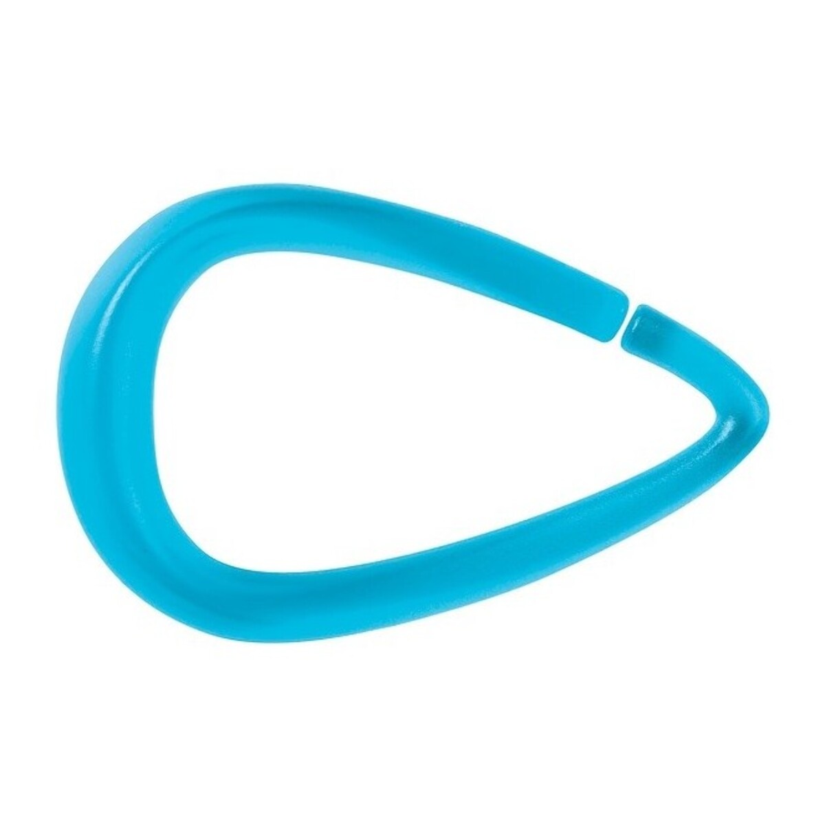 Lot de 12 anneaux pour rideau de douche DROP Bleu Spirella