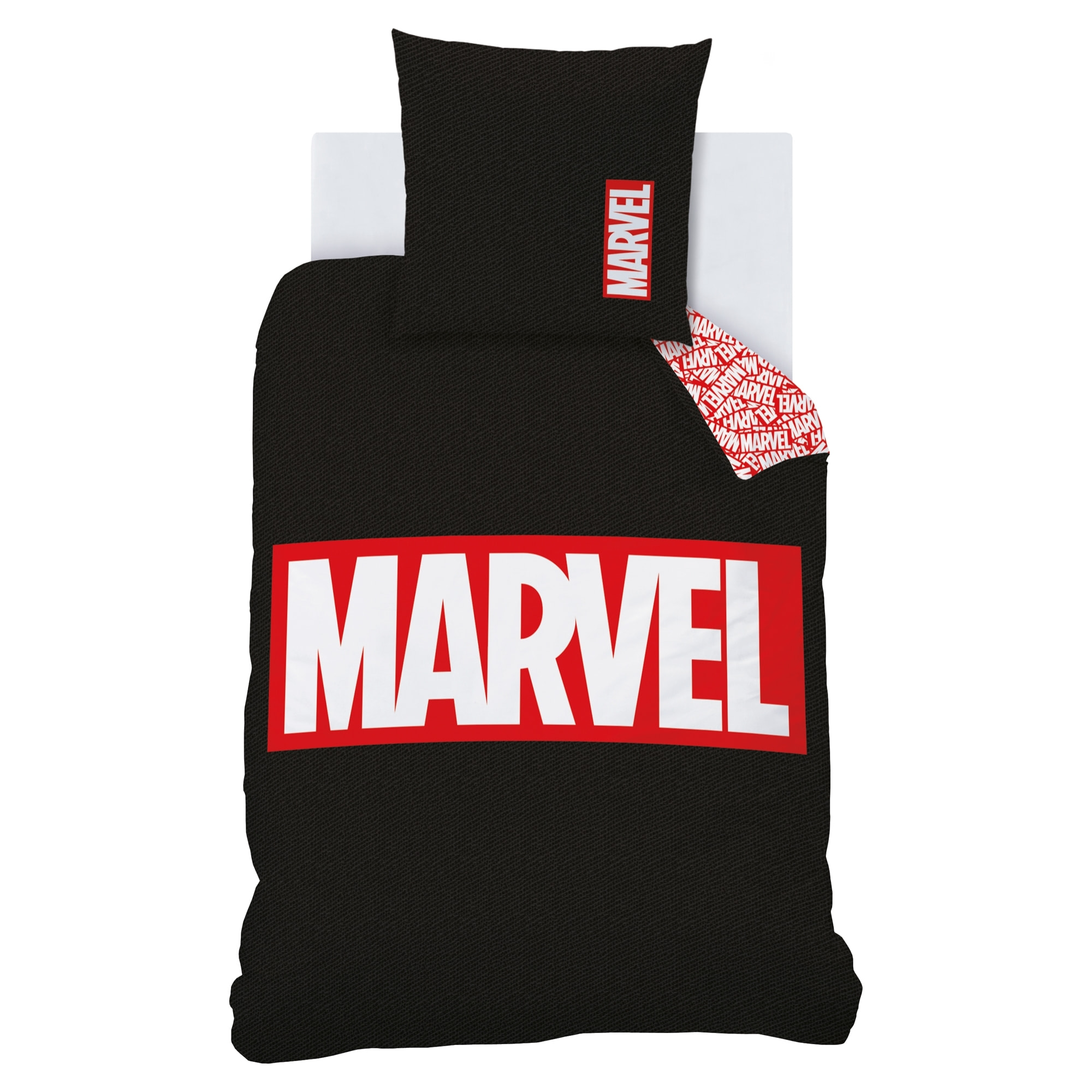 Parure de lit imprimée 100% coton, MARVEL HOME IDENTITY