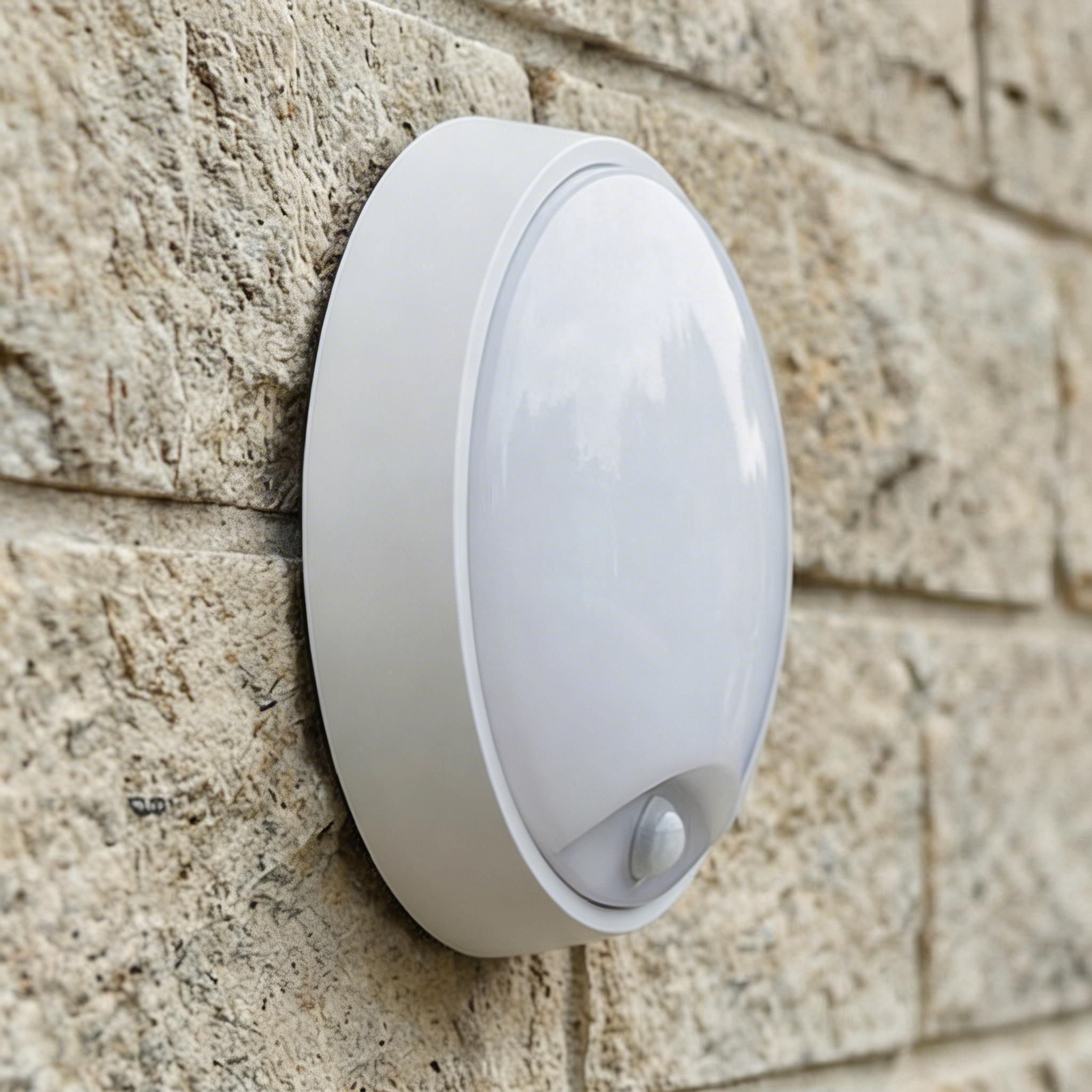 Forlight Aplique de pared exterior con sensor LED Temperatura SW