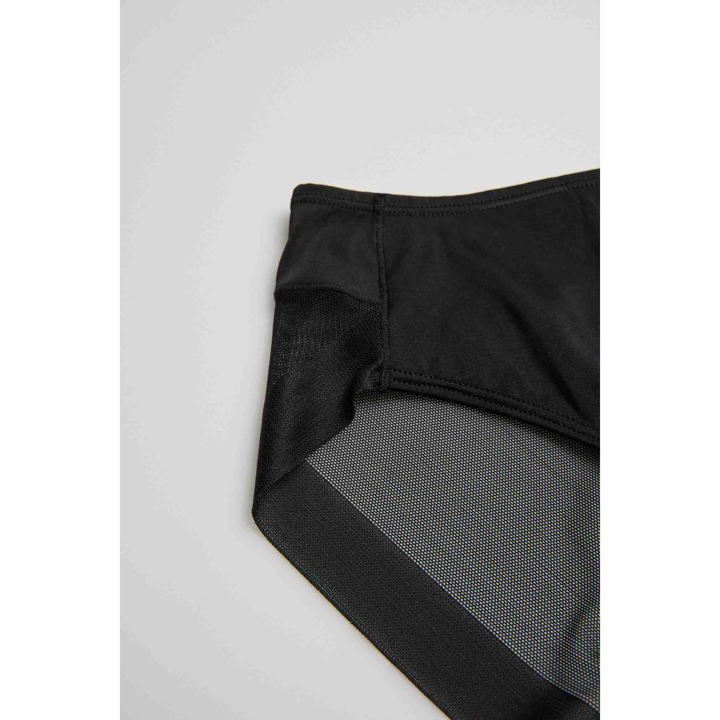 Mutandina midi in tulle nero