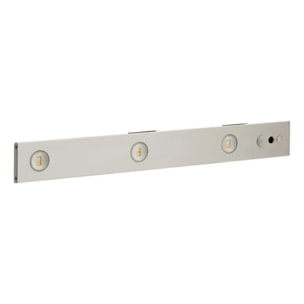 Lampe LED Cat Eye 33cm Argent