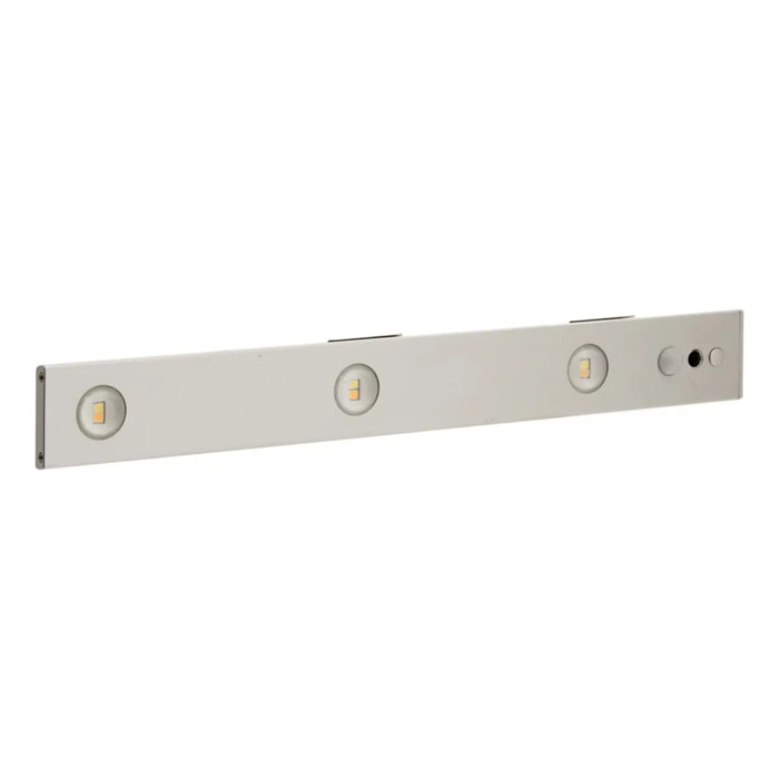 Lampe LED Cat Eye 33cm Argent