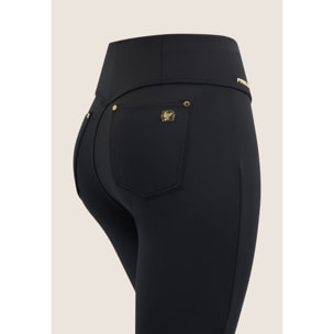 Pantaloni Skinny in Tessuto D.I.W.O.® Brushed a Vita Alta