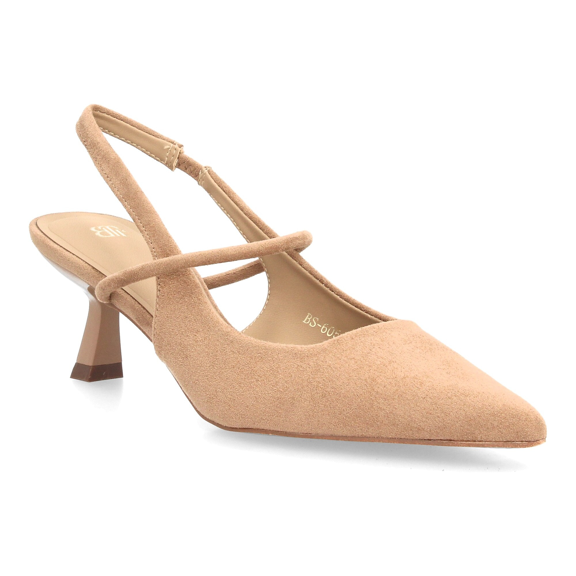 Zapato salon destalonado con tiras