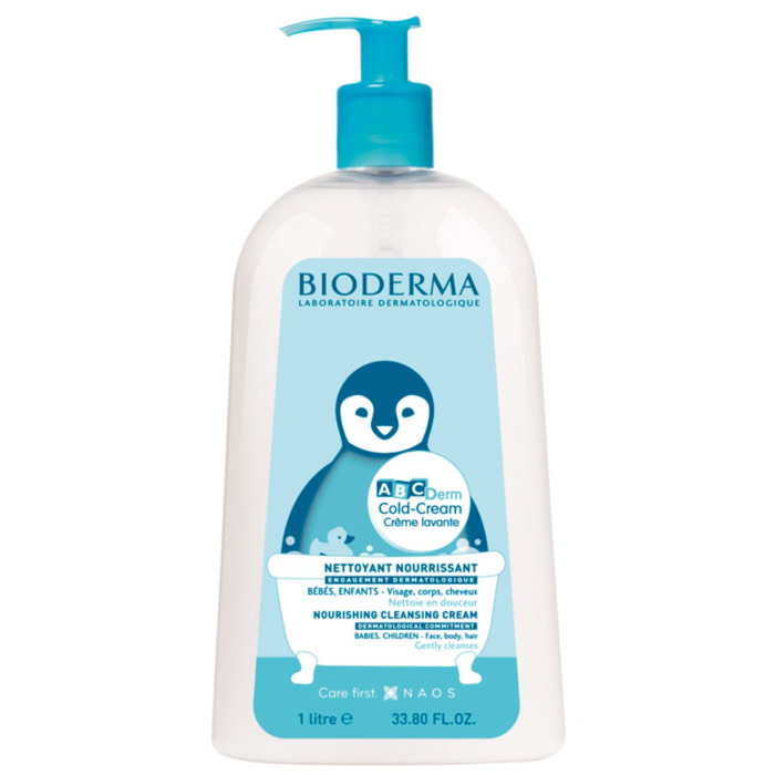 ABCDerm Cold Cream - Crème Lavante Nourrissante 1 L