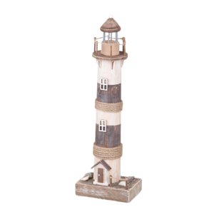 Faro pescatori - Pezzi 3 - 7,5xH26,5x6,5cm - Colore: Multicolore - Bianchi Dino -