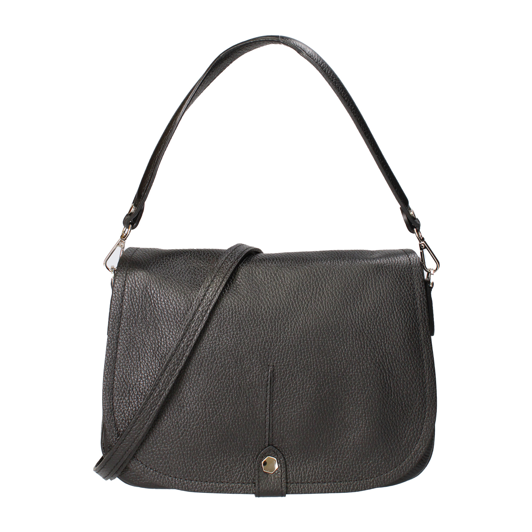 Borsa a spalla Sabina da donna In Vera pelle Made in Italy 29x20x11 cm