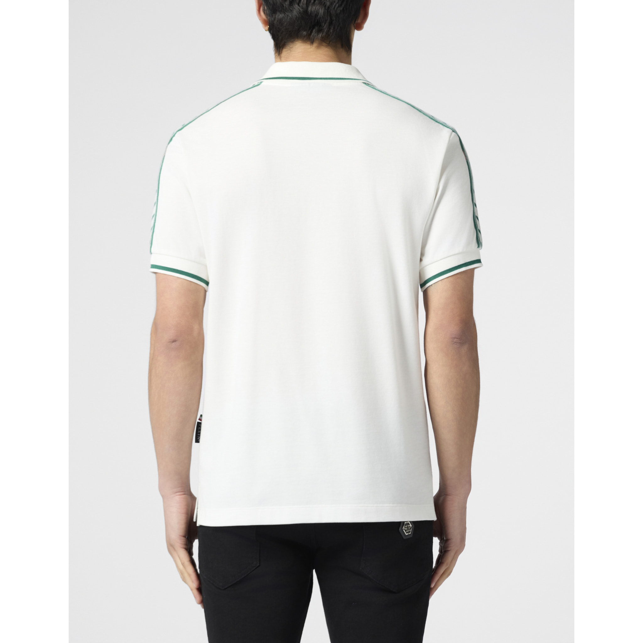 PHILIPP PLEIN Piquet Polo T-Shirt Plein Tennis