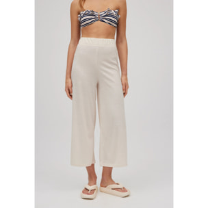 Pantaloni corti a coste