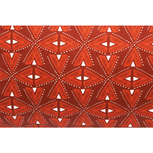 Coussin déco d extérieur "Adiya" ambre 50x30cm en polyester
