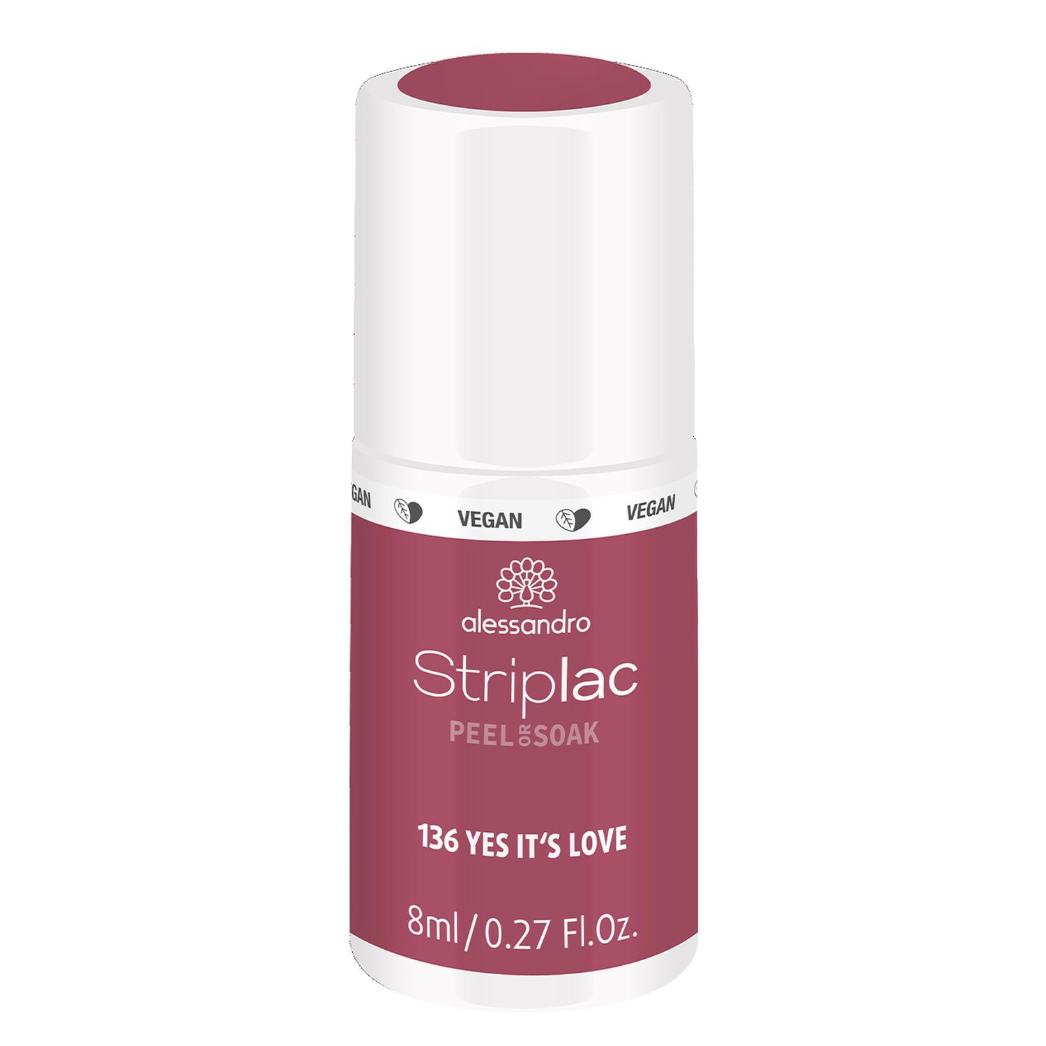 Striplac Peel or Soak - Vernis Semi-permanent - 136 Yes It's Love 8 ml