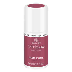 Striplac Peel or Soak - Vernis Semi-permanent - 136 Yes It's Love 8 ml