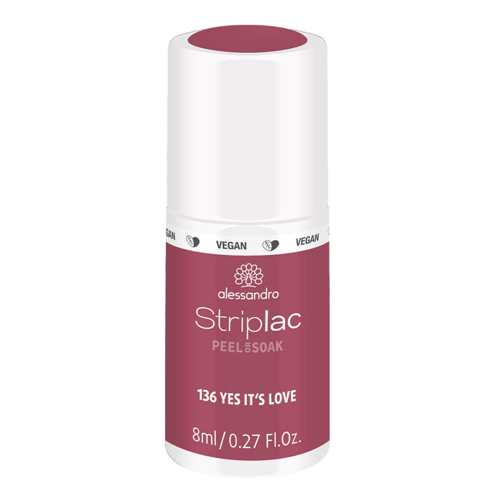 Striplac Peel or Soak - Vernis Semi-permanent - 136 Yes It's Love 8 ml