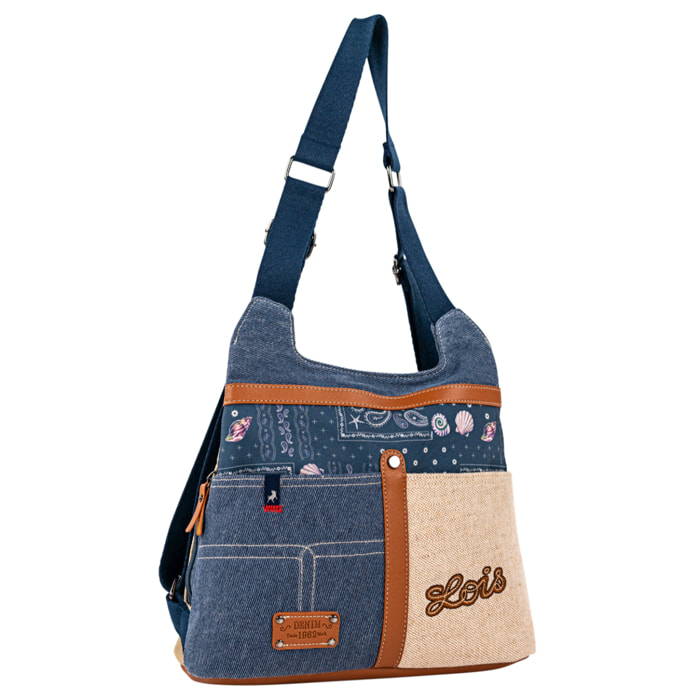 Bolso Mochila Mujer Lois Aveyron Marino