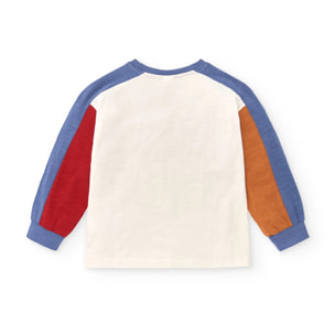 T-shirt Da Bambino A Contrasto Multicolore