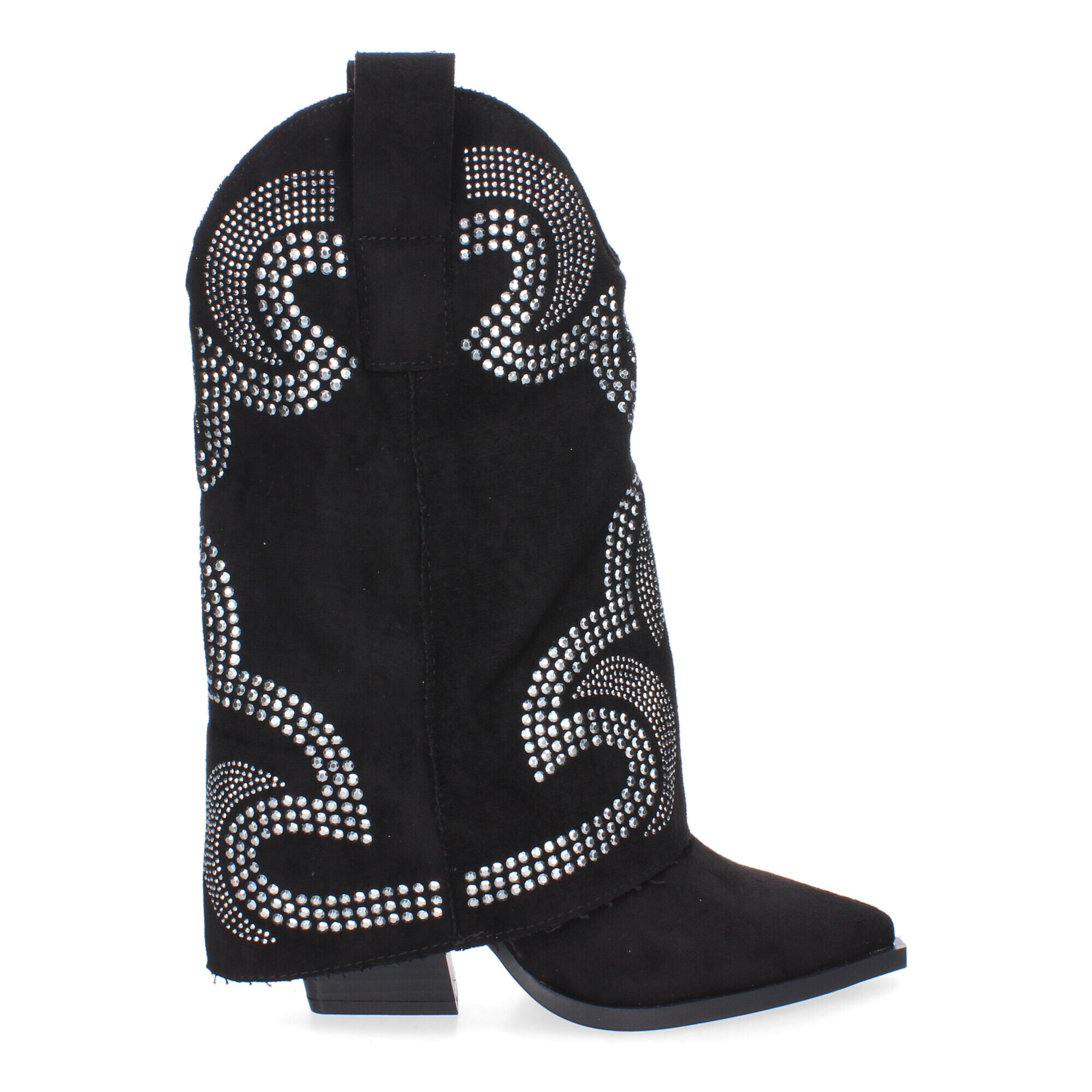 Botines de Tacón para Mujer, Estilo Cowboy Polaina, Comodas y Elegantes