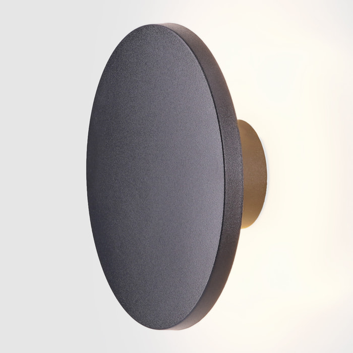 Forlight Yika - Aplique Led Exterior Circular Para Jardín Y Terraza - Luz Indirecta Con Ef