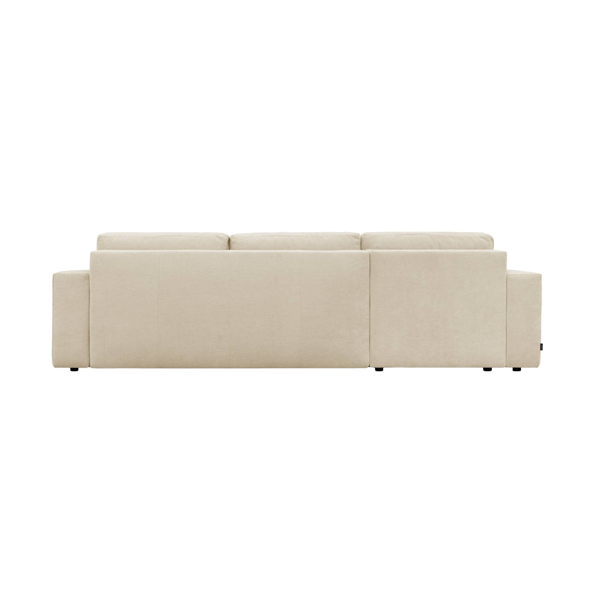 Canapé d'angle convertible réversible 3 places tissu chenille avec coffre THEO