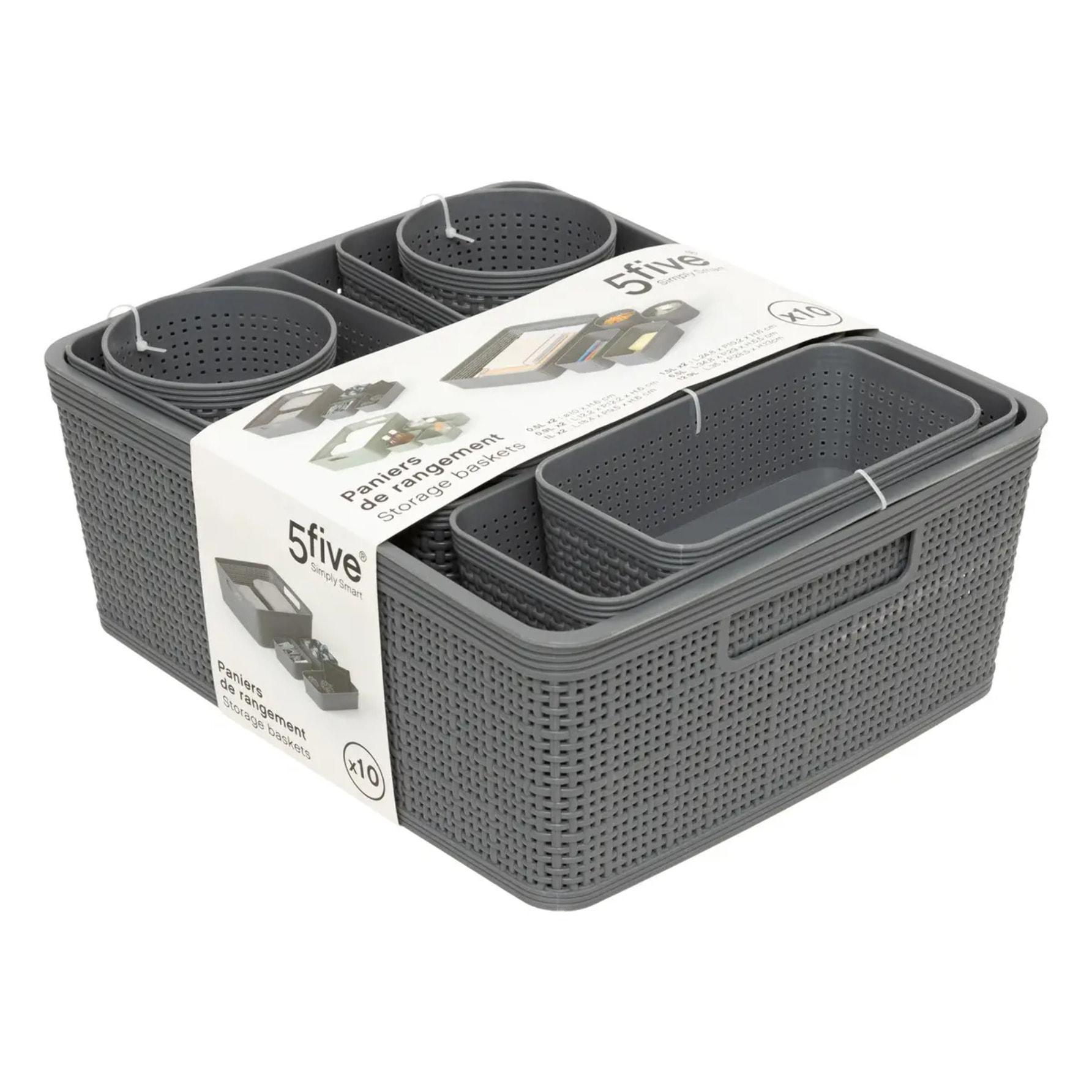 10 paniers organisateurs