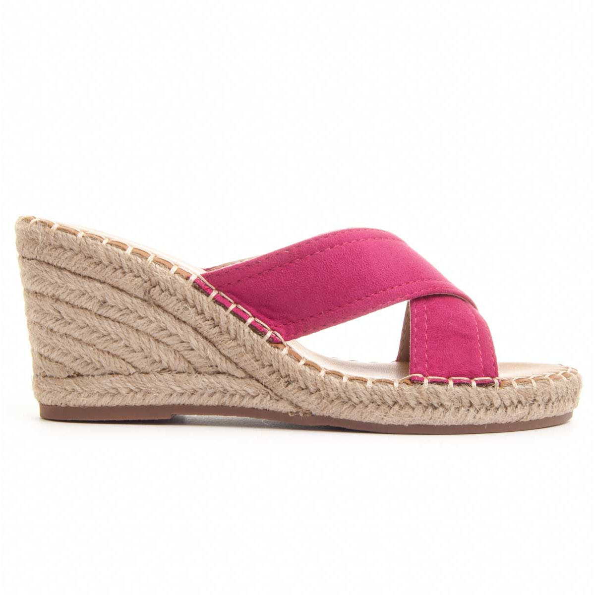 Sandalias de Cuña - Rosa - Altura: 7 cm