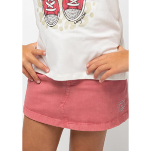 Minigonna rosa per ragazze