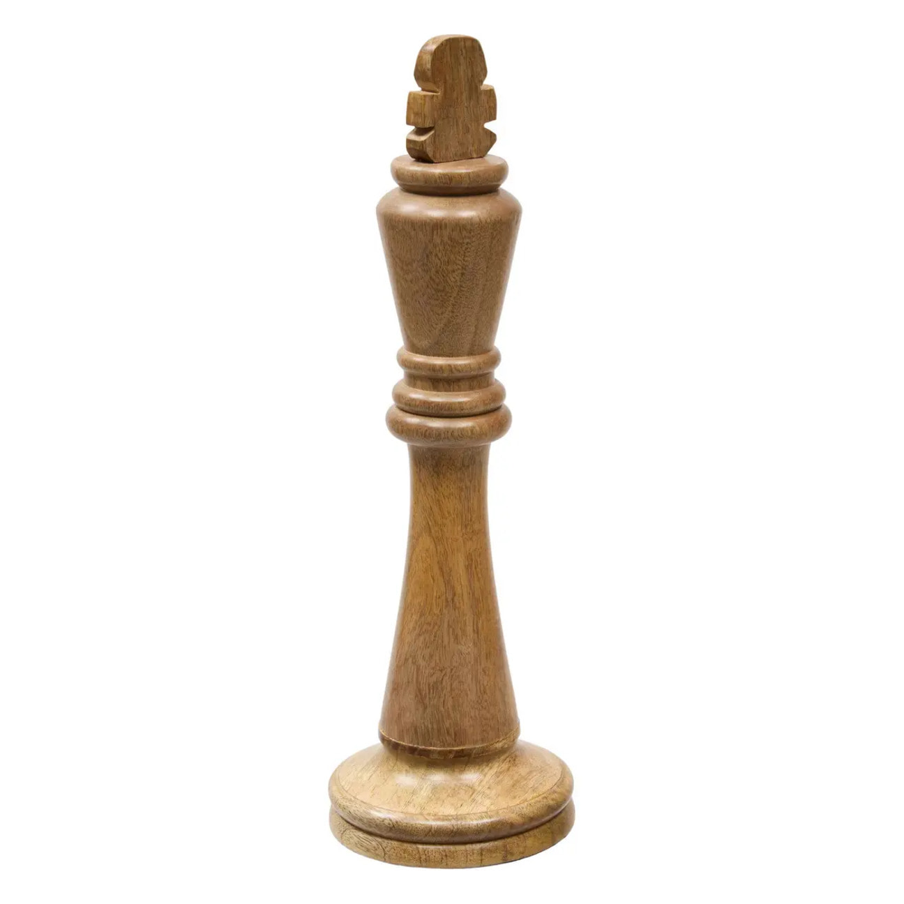 Pièces d'échec déco Joely H.40cm beige