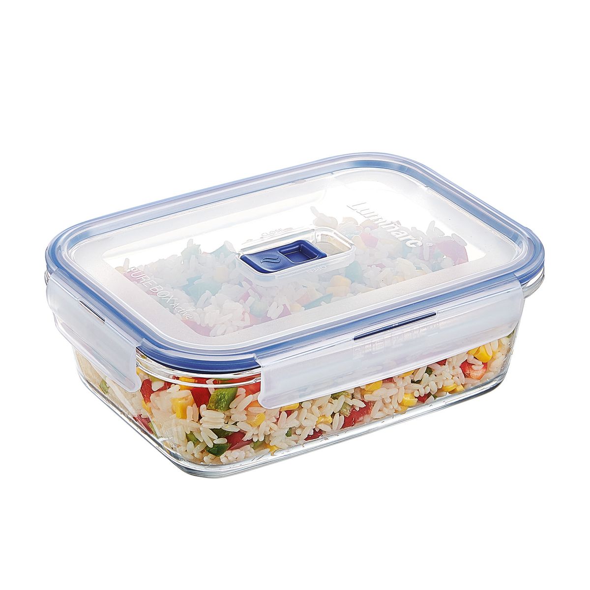 Recipiente rectangular 122 cl Pure Box Active - Luminarc