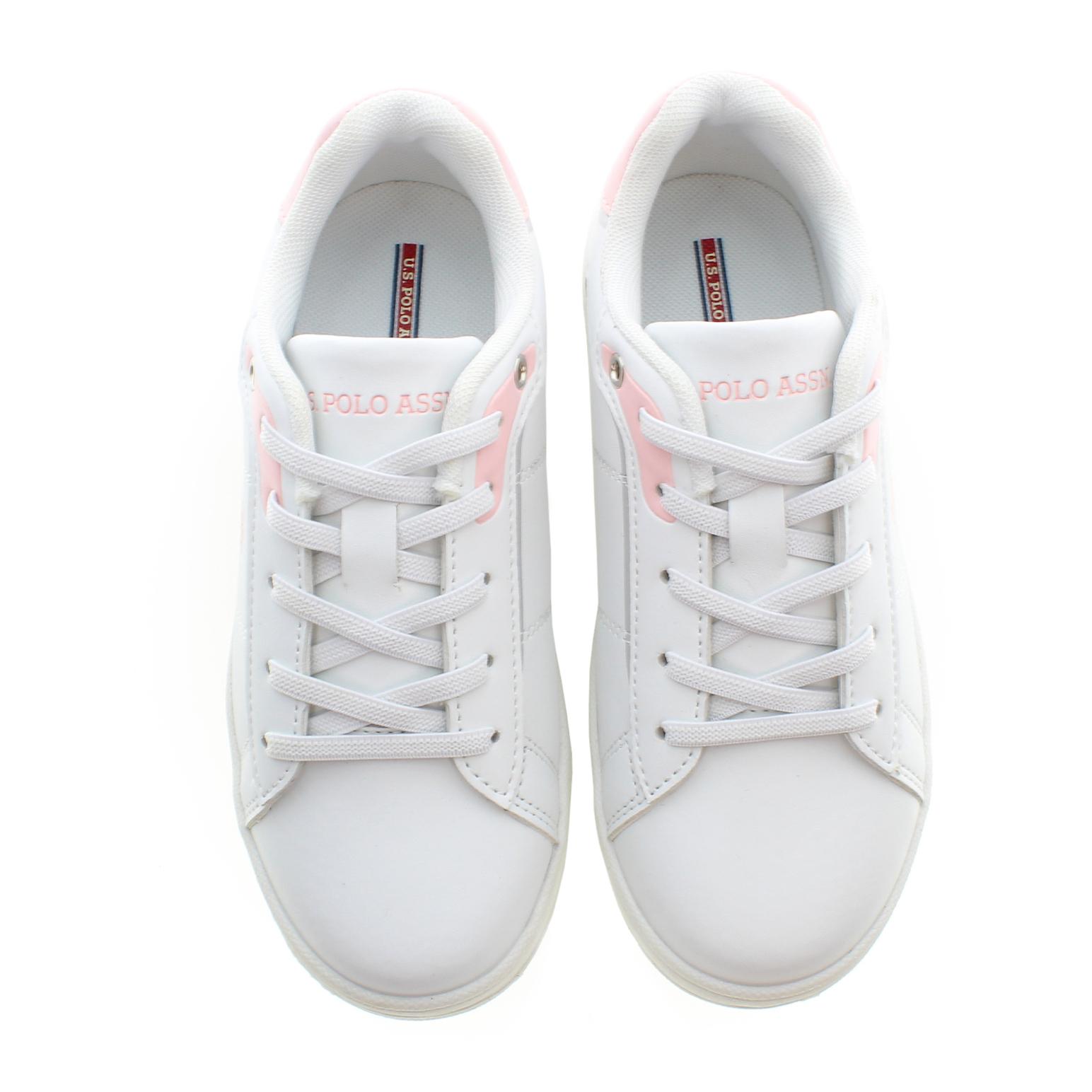 Sneakers U.S. Polo Assn White-Pink